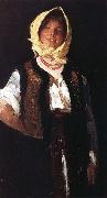 Nicolae Grigorescu, Cheerful young Peasant